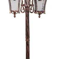پایه چراغ دوشعله پارکی و باغ|لوستر و چراغ آویز|شیراز, وصال|دیوار