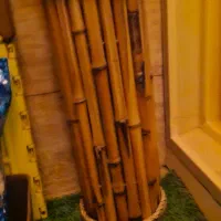 گلدان بامبو با شاخه بامبو