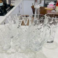 کریستال لاروس وتعدادی ظروف وگلدان|ظروف سرو و پذیرایی|تهران, فدک|دیوار