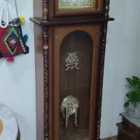 ساعت ایستاده چوب گردو