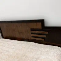 تخت خواب دو نفره ام دی اف|تخت و سرویس خواب|لار, |دیوار