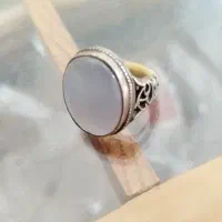 انگشتر عقیق یمنی کبود