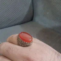 2 عدد انگشتر عقیق