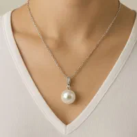 گردنبند مرواریدی رنگ ثایت