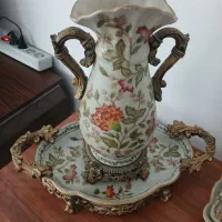 گلدان و میوه خوری طرح زیرخاکی