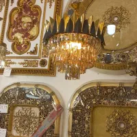 لوستر دور لامپی جدید فانتزی  رسید لوستر ال ای دی ا