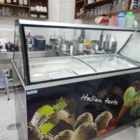 فریزر.تاپینگ بستنی.اسکوپی قیفی