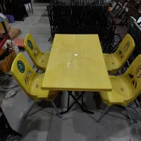 میز وصندلی پلاستیکی وچوبی پایه فلزی فست فودی|میز و صندلی غذاخوری|تهران, طیب|دیوار