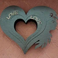 باکس سه تیکه چوبی دیواری نو