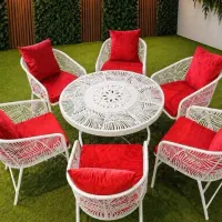 میزو صندلی نهارخوری باغی  بدنه لیزری کافه ای