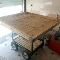 چهار چرخ گاری|ابزارآلات|قم, شاه ابراهیم|دیوار