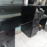 میز کابینت پیشخوان ام دی اف کارگاهی  کامپیوتر|میز تحریر و کامپیوتر|اندیشه, اندیشه فاز ۱|دیوار