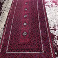 قالیچه خیلی قدیمی دست بافت تمام پشم نو