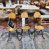 صندلی تاشو کف گرد ام دی اف هایگلس|میز و صندلی غذاخوری|شیراز, وزیرآباد|دیوار