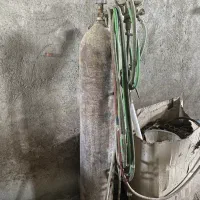 کپسول اکسیژن به همراه ۵ متر شیلنگ سره و مالیمتر