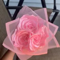 دسته گل خاص روبانی|گل مصنوعی|شوشتر, |دیوار