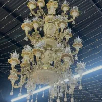 لوستر منزلی تا لوستر لوستر ۸۰ شاخه|لوستر و چراغ آویز|شیراز, شهرک گلستان|دیوار