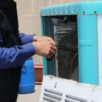 سرویس کولر آبی و سیم پیچی موتور کولر نصب آیفون