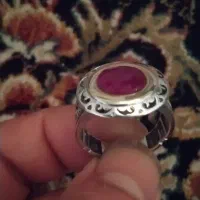 انگشتره نقره925 یاقوت افریقایی معدنی|جواهرات|دزفول, |دیوار