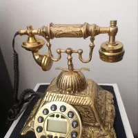 تلفن رومیزی برنز