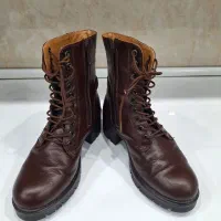 پوتین زنانه سایز ۳۸ چرم اصل