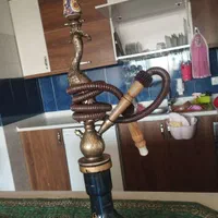 قلیان میویی برنزی قدیمی|کلکسیون اشیاء عتیقه|تبریز, |دیوار