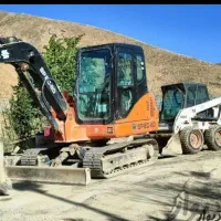 بیل مکانیکی مینی بابکت لودر کامیون