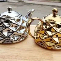 قوری های طلایی و نقره ای