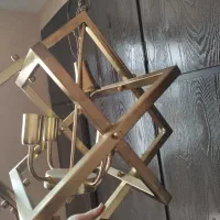 لوستر طلایی|لوستر و چراغ آویز|قم, زنبیل آباد|دیوار