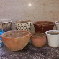 گلدان سفالی