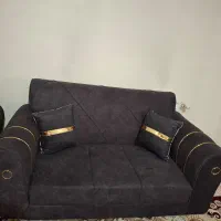 مبل ۷نفره فروشی در حد نوع دوماه خریداری شده|مبلمان خانگی و میز عسلی|فولادشهر, B5|دیوار