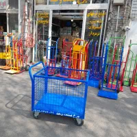 گاری دور توری دستی چرخ حمل توری دار باری حفاظ