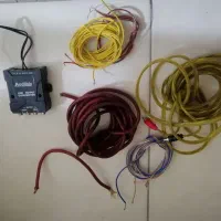 سیم کشی کامل سیستم به همراه مبدل چهار خروجی