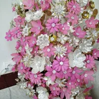 گل کریستال|گل مصنوعی|هشتگرد, شهرک وحدت|دیوار