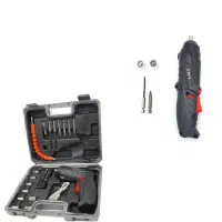 پیچ گوشتی و دریل شارژی 47 تیکه همه کاره