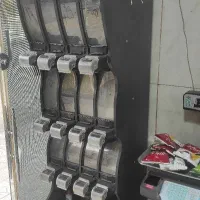 استند حبوبات.میزچک اوت.ترازو.صندوق فروشگاهی.دوربین