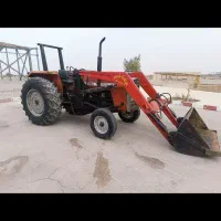 تراکتور فرگوسن با بیل چهارجگ