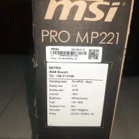 مانیتورmsi مدل pro mp 221|قطعات و لوازم جانبی رایانه|اهواز, فاز ۲ پادادشهر|دیوار
