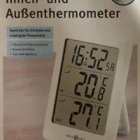 دماسنج دیجیتال داخل و خارج IDEENWELT کاملا نو