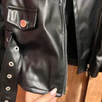 کت زنانه چرم صنعتی نو|لباس|ری, فیروزآبادی|دیوار