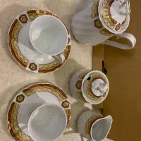 ست سرویس صبحانه خوری نو- فنجان و نعلبکی ترک