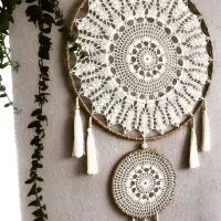 بافت مکرومه قلاب|صنایع دستی و سایر لوازم تزئینی|زاهدان, |دیوار