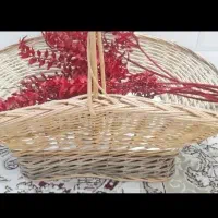 سبد حصیری بزرگ نو