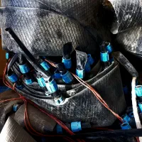 لوله نخی قطره ای در حد نو (فروش)در شهر زاهدشهر فسا