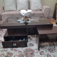 میز جلو مبلی دو کشو|مبلمان خانگی و میز عسلی|اندیشه, اندیشه فاز ۱|دیوار