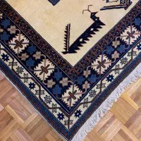 فرش قالیچه دستبافت قشقایی‌ بافت (نو و آکبند)