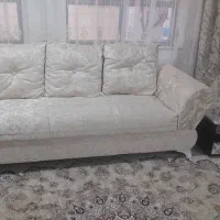 مبل۸نفره به همراه جلومبلی ها|مبلمان خانگی و میز عسلی|جلفا, |دیوار