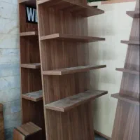 قفسه دوبل ام دی اف MDF سنگین طبقه استند دیواری
