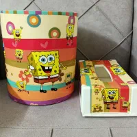 سطل زباله و جا دستمالی