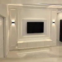 طراحی تی‌وی وال نئوکلاسیک|میز تلویزیون|تهران, پونک|دیوار